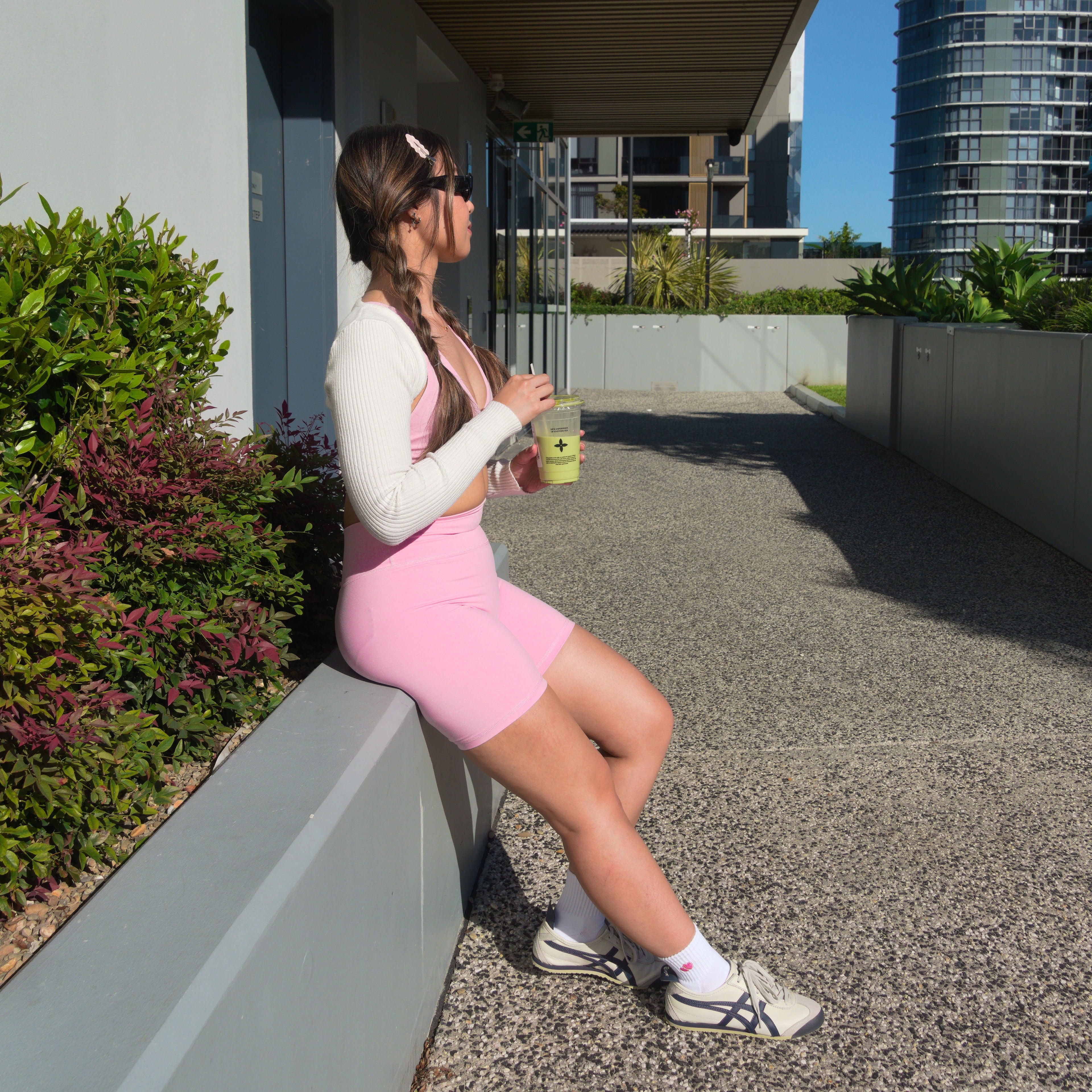 Soft Heart Crew Grip Sock